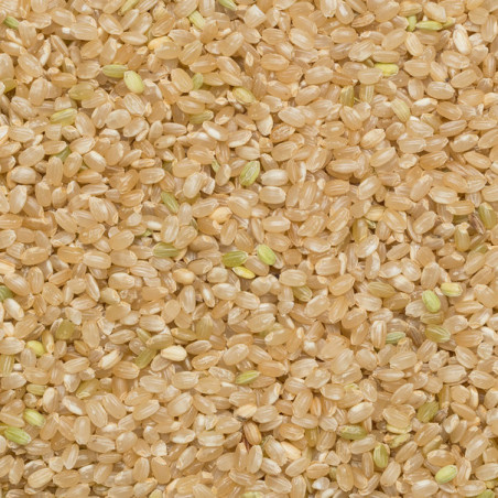 Organic brown shortgrain rice