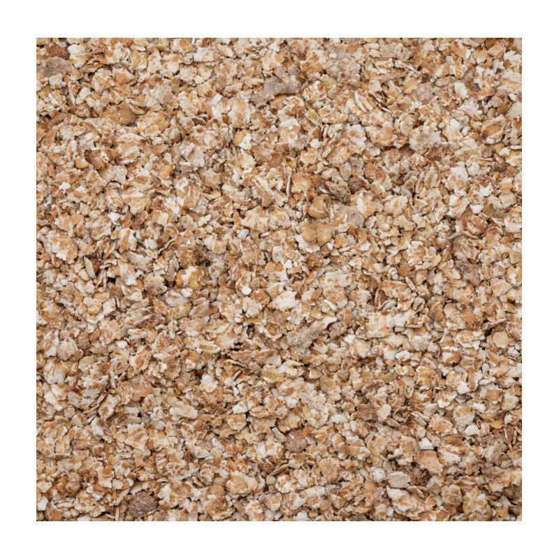 Organic hulled buckwheat flakes
