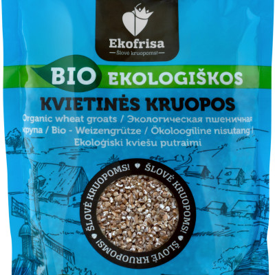 Organic wheat grits