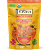 Organic puffed buckwheat granola with apples and cranberries