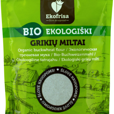 Organic hulled buckwheat flour
