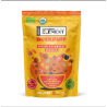 Organic puffed buckwheat granola with apples and cranberries