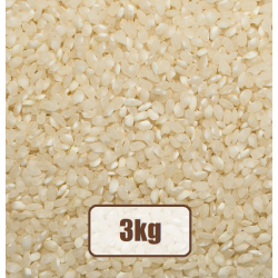 Organic short grain rice 3 kg